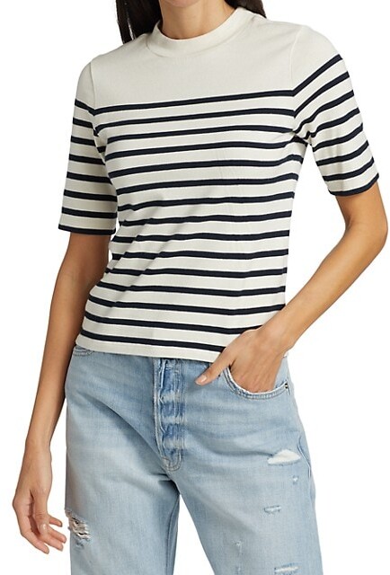 Frame Striped Tee | Shop the world's largest collection of fashion 