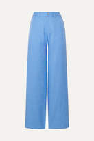 Thumbnail for your product : Maggie Marilyn + Net Sustain Go Getter Pinstriped Woven Straight-leg Pants