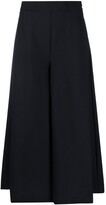 Thumbnail for your product : Semi-Couture Cropped Wide-Leg Trousers