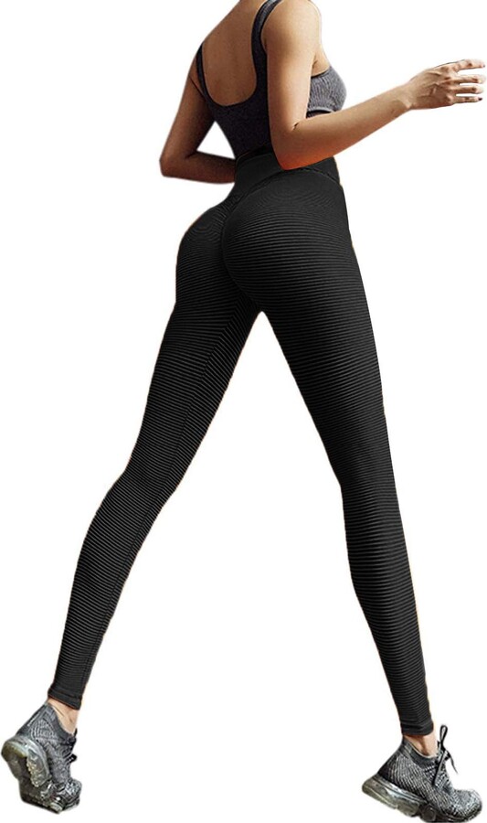 COGOTO Women's Peach Lift Leggings Seamless Gym Leggings Tights Tummy