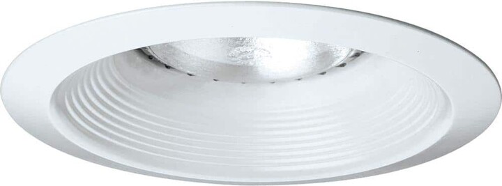 6 in. White Recessed Baffle Trim