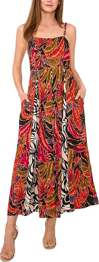 Vince Camuto Inverse Pleat Maxi Dress