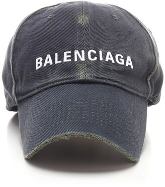 Balenciaga Logo Embroidered Vintage Baseball Cap - ShopStyle Hats