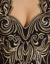Thumbnail for your product : Lipsy Maxi Dress With Gold Embroidery