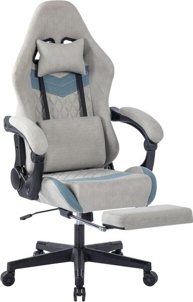 Der Rose BALHAMTRADE-ComputerChairwithAdjustableLumbarSupportHeadrestFootrestBigandTallLinkageArmrest