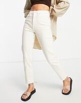 Thumbnail for your product : Miss Selfridge slim stretch jeans in white