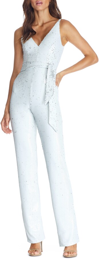 dress the population joey jumpsuit