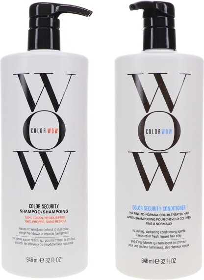 COLOR WOW COLORWOWColorSecurityShampoo32oz&ConditionerFinetoNormalHair32ozComboPack