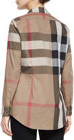 Thumbnail for your product : Burberry Long-Sleeve Button-Front Check Shirt, Taupe