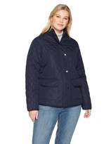 Thumbnail for your product : THE PLUS PROJECT Women's Plus Size Quilted Puffer Down Jackets with Hood X-Large Orange