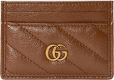 Thumbnail for your product : Gucci GG Marmont matelassé card case