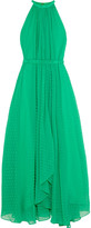 Thumbnail for your product : Saloni Irina Swiss-dot chiffon maxi dress