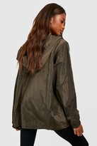 Thumbnail for your product : boohoo Hooded Festival Mac