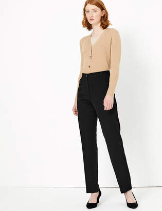 M&S CollectionMarks and Spencer Straight Leg Zip Pocket Trousers