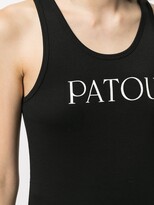 Thumbnail for your product : Patou Logo-Print Organic-Cotton Vest
