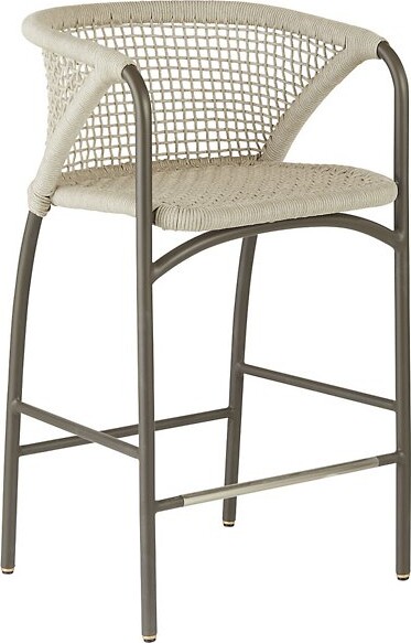 Arteriors Enzo Outdoor Counter/Bar Stool in Beige