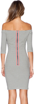 Thumbnail for your product : Shakuhachi Off the Shoulder Stripe Dress