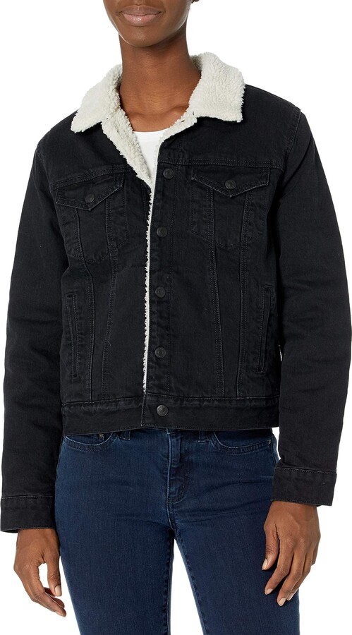 Sherpa Lined Denim Jackets | Shop the world's largest collection of fashion  | ShopStyle UK