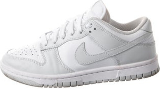 Nike Leather Low Top Athletic Sneakers From the 2023 Collection White Round-Toes Unfortunately, due to restrictions, this item may not be eligible for shipping in all areas.
