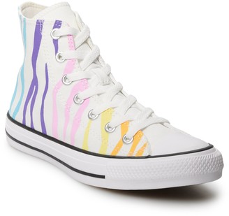 patterned converse high tops