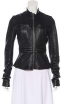 Thumbnail for your product : Rick Owens Distressed Leather Jacket