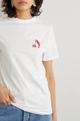 Loewe Printed Cotton-jersey T-shirt - White