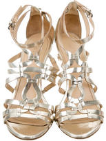 Thumbnail for your product : Vera Wang Metallic Cage Sandals