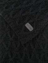 Thumbnail for your product : Saint Laurent Diamond Cable-Knit Scarf