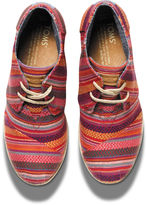 Thumbnail for your product : Toms Red Tribal Essien Women's Desert Wedges