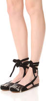 Thumbnail for your product : Alexa Wagner Fringe Flats