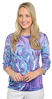 Thumbnail for your product : Allison Daley Petites Watercolor Floral Top