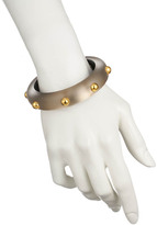 Thumbnail for your product : Alexis Bittar Large Golden Studded Bangle