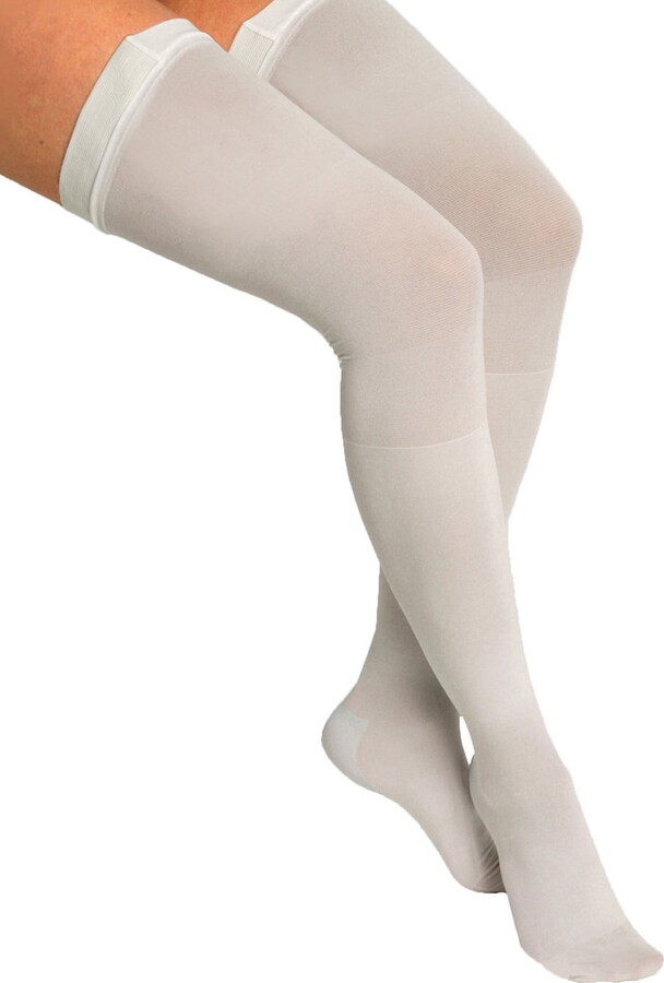 ITA-MED Anti-Embolism Stockings for Men and Women, Thigh High (18 mmHg) H-500