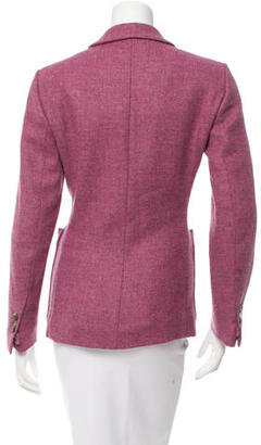Saint Laurent Wool Two-Button Blazer