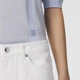 Thumbnail for your product : Burberry Monogram Motif Wool Silk Cashmere Polo Shirt