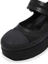 Thumbnail for your product : Marni 50mm Canvas & Rubber Mary Jane Wedges