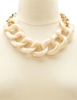 Thumbnail for your product : Charlotte Russe 2-Tone Chain Link Necklace