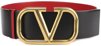Valentino Garavani Garavani Reversible Vlogo Leather Belt