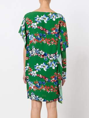 MSGM floral print asymmetric dress