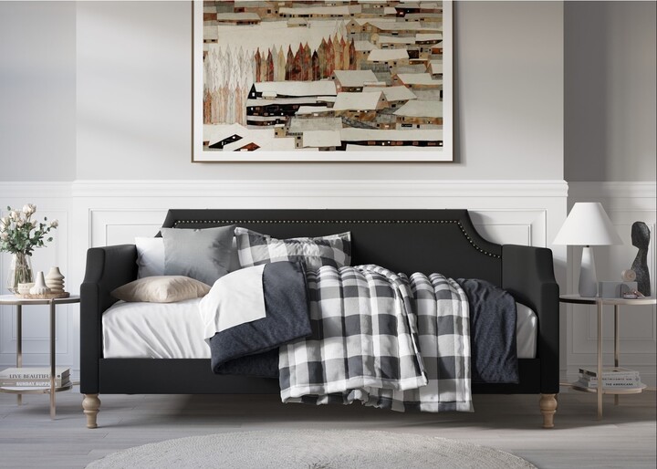 Home Pita Upholstered Twin Daybed ShopStyle Bunk Beds & Lofts