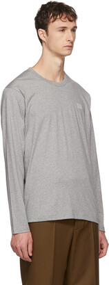 Acne Studios Grey Long Sleeve Nash Patch T-Shirt