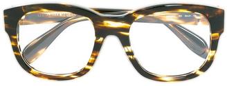 Alexander McQueen round frame glasses