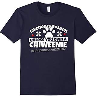 Silence Is Golden Chiweenie T Shirt