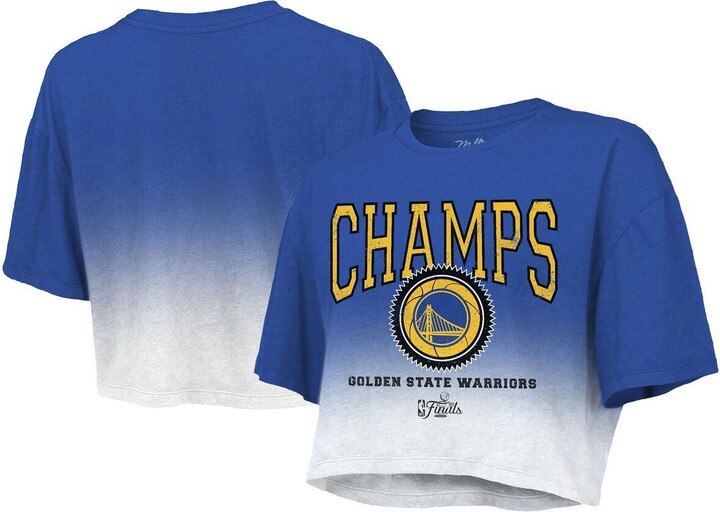 Men's Fanatics Branded Gold Golden State Warriors 2022 NBA Playoffs Dunk T-Shirt