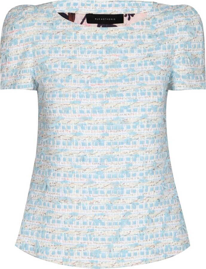 Rue Agthonis Blue Melon Top