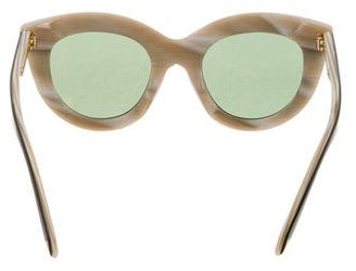 Victoria Beckham Bicolor Cat-Eye Sunglasses