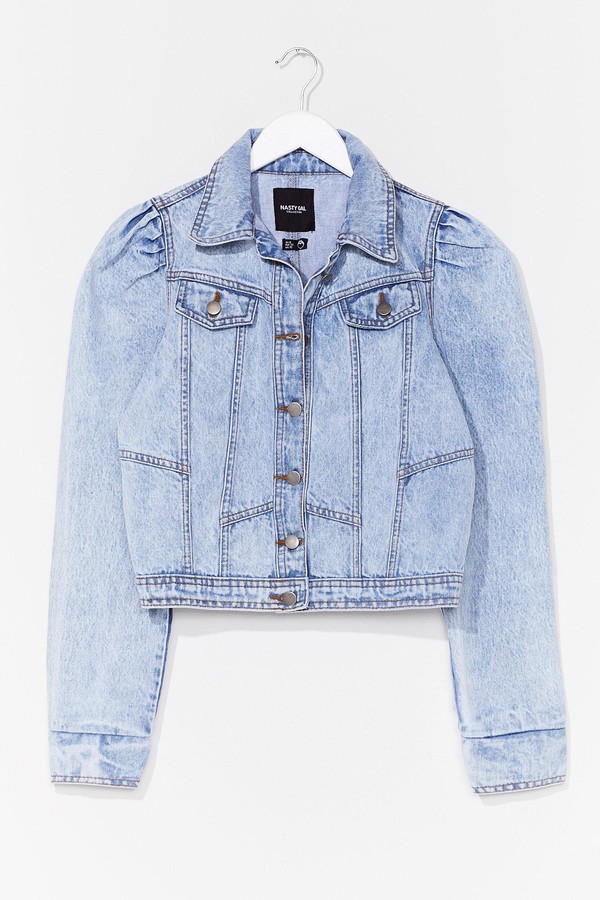 puff sleeve denim jacket rue 21