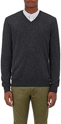Barneys New York Men's Cashmere V-Neck Sweater - Charcoal