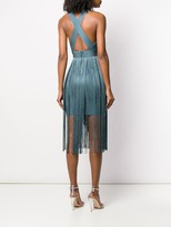 Thumbnail for your product : Herve Leger Fringed Midi Dress
