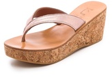 Thumbnail for your product : K. Jacques Diortie Wedge Thong Sandals